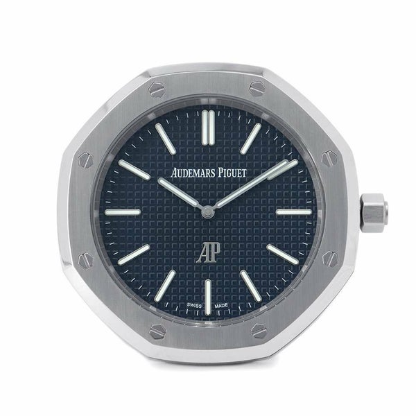 オーデマピゲ ロイヤルオーク テーブルクロック 50周年記 世界限定2250本 ブルー文字盤 置時計