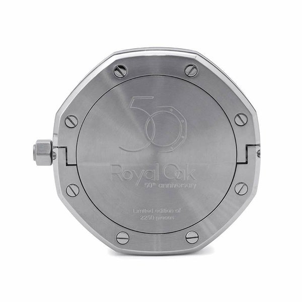 オーデマピゲ ロイヤルオーク テーブルクロック 50周年記 世界限定2250本 ブルー文字盤 置時計