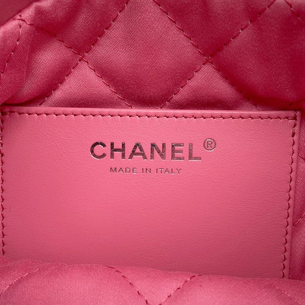 シャネル ハンドバッグ CHANEL 22 ミニ ココマーク シャイニーカーフスキン AS3980 CHANEL 2wayショルダーバッグ