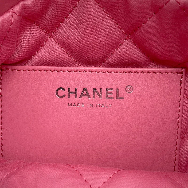 シャネル ハンドバッグ CHANEL 22 ミニ ココマーク シャイニーカーフスキン AS3980 CHANEL 2wayショルダーバッグ