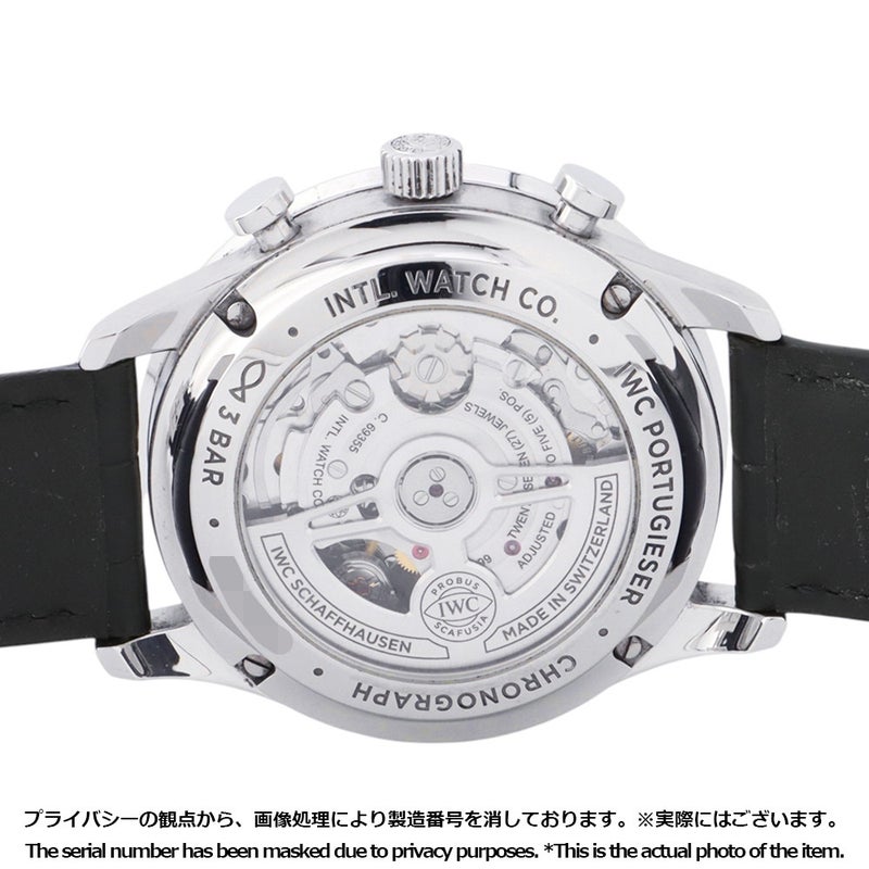 IWC ポルトギーゼ クロノグラフ オートマチック IW371604 腕時計 ウォッチ シルバー文字盤