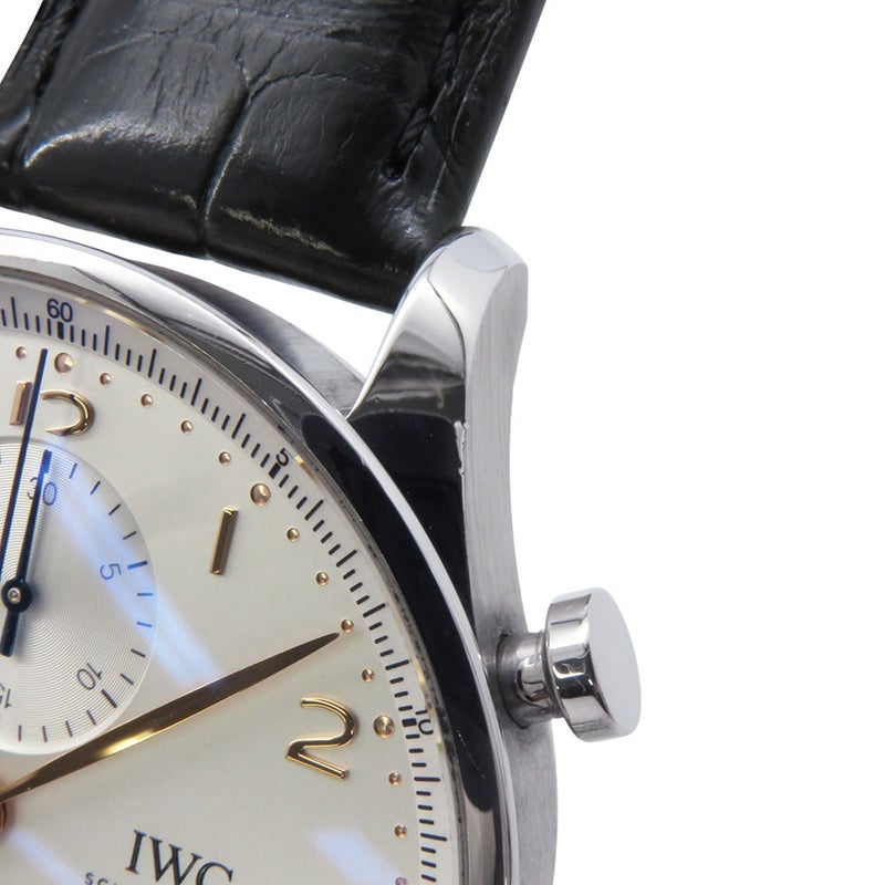 IWC ポルトギーゼ クロノグラフ オートマチック IW371604 腕時計 ウォッチ シルバー文字盤