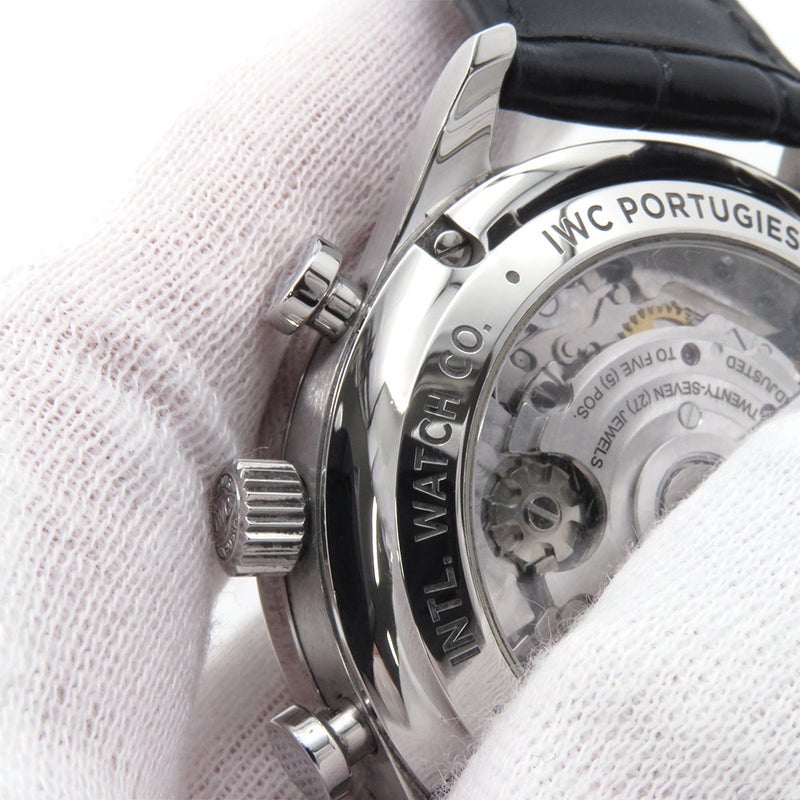 IWC ポルトギーゼ クロノグラフ オートマチック IW371604 腕時計 ウォッチ シルバー文字盤