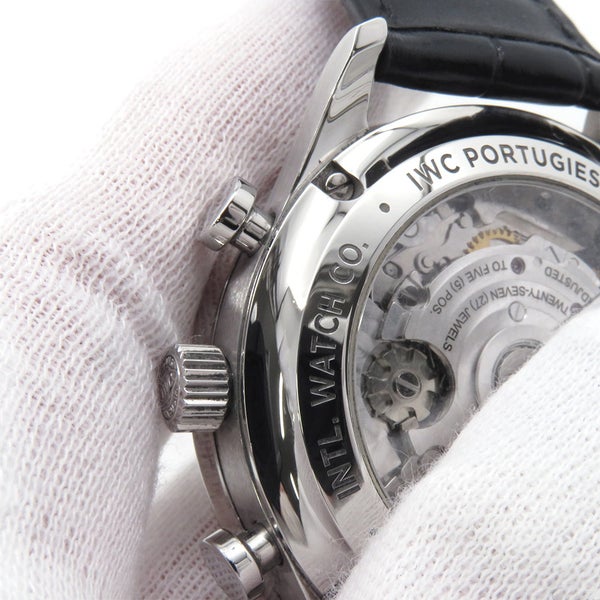 IWC ポルトギーゼ クロノグラフ オートマチック IW371604 腕時計 ウォッチ シルバー文字盤