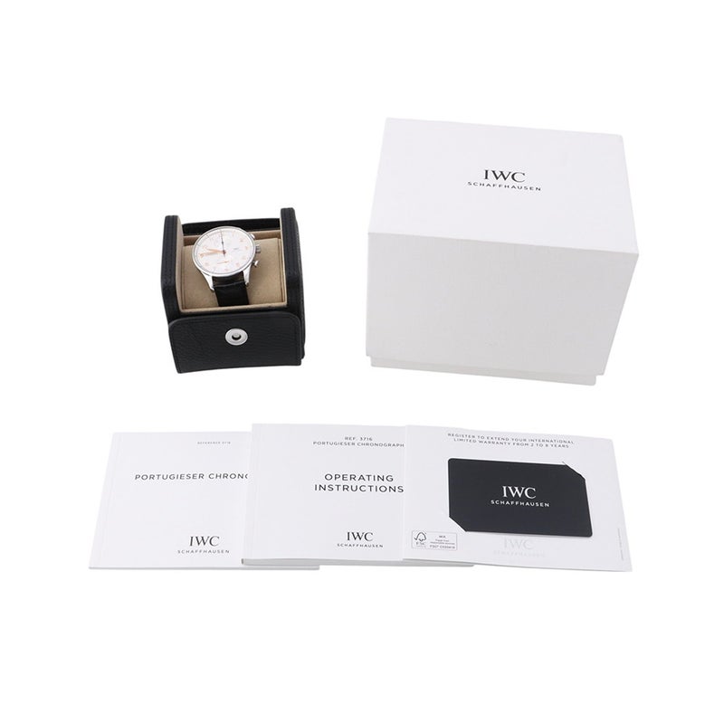 IWC ポルトギーゼ クロノグラフ オートマチック IW371604 腕時計 ウォッチ シルバー文字盤