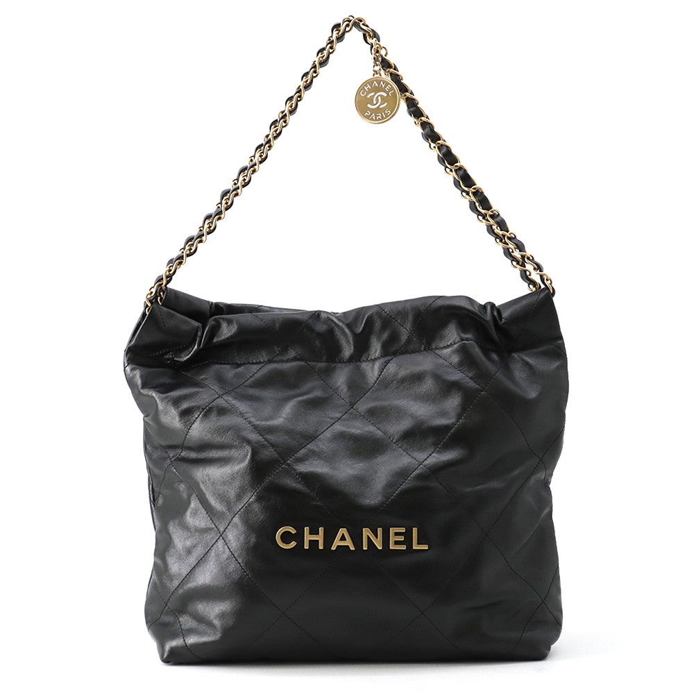 シャネル ハンドバッグ CHANEL 22 マトラッセ スモール シャイニー