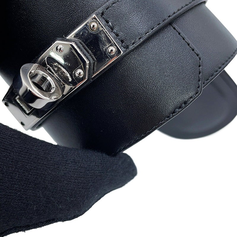 エルメス サンダル ニノン 50 カーフレザー レディースサイズ36 HERMES 靴 黒