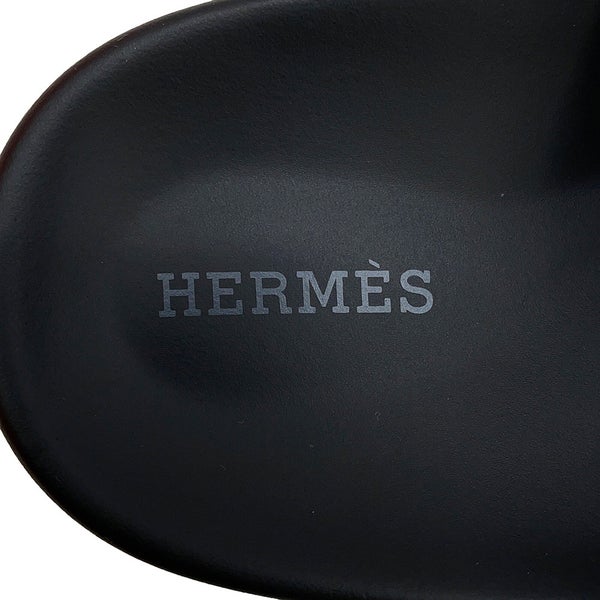 エルメス サンダル シプレ カーフレザー レディースサイズ38 HERMES 靴 黒