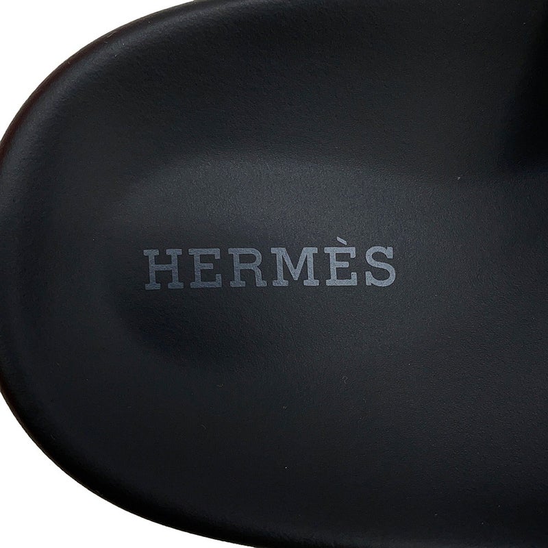エルメス サンダル シプレ カーフレザー レディースサイズ38 HERMES 靴 黒