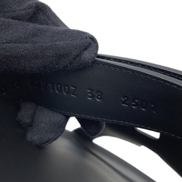 エルメス サンダル シプレ カーフレザー レディースサイズ38 HERMES 靴 黒