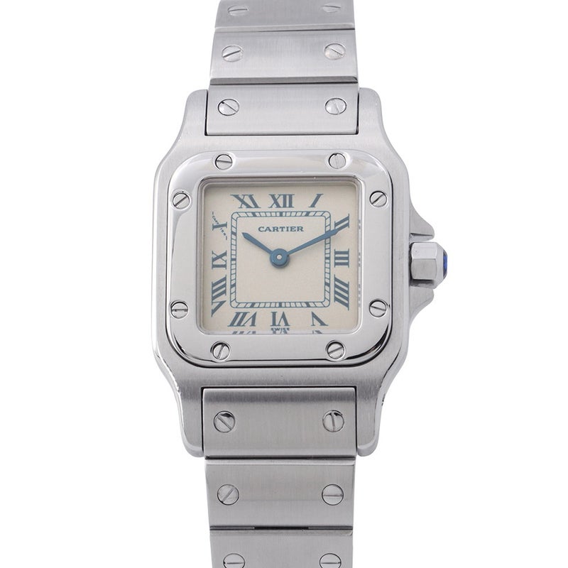 カルティエ サントスガルベ SM W20017D6 Cartier 腕時計 ウォッチ 白文字盤 クォーツ