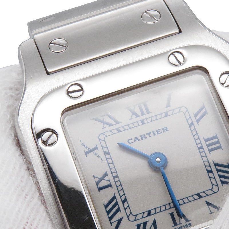 カルティエ サントスガルベ SM W20017D6 Cartier 腕時計 ウォッチ 白文字盤 クォーツ