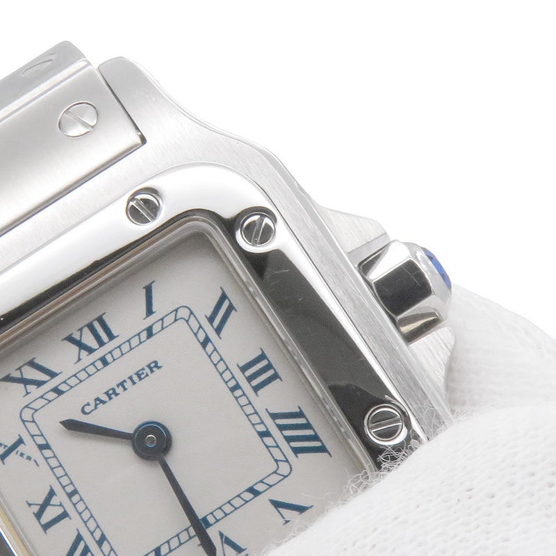 カルティエ サントスガルベ SM W20017D6 Cartier 腕時計 ウォッチ 白文字盤 クォーツ