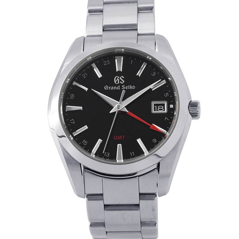 セイコー グランドセイコー ヘリテージコレクション 9Fクォーツ GMT SBGN013 SEIKO 腕時計 黒文字盤