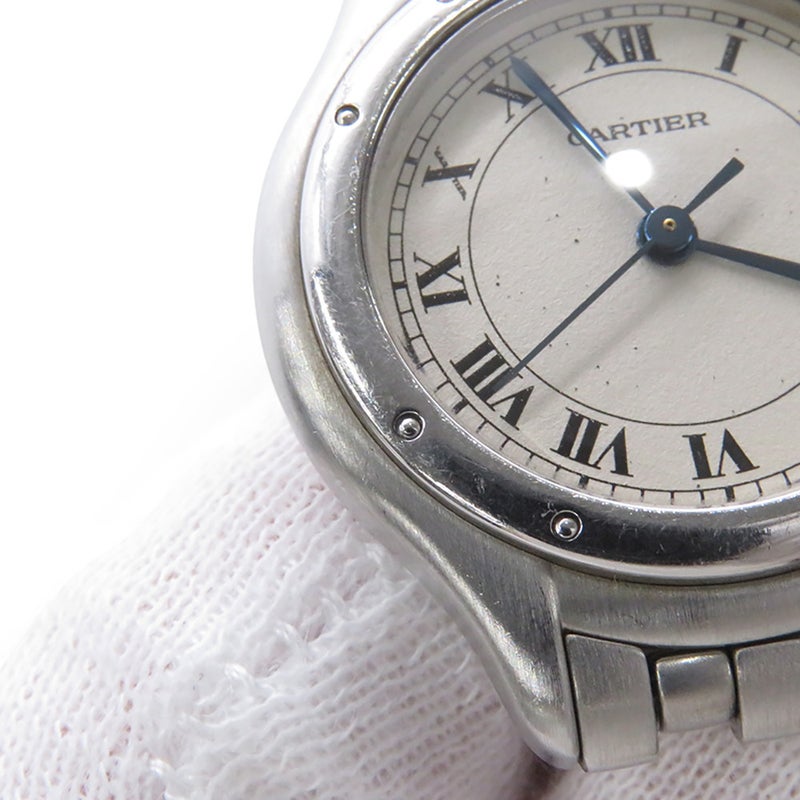 カルティエ パンテール クーガー SM W35001F5 Cartier 腕時計 アイボリー文字盤