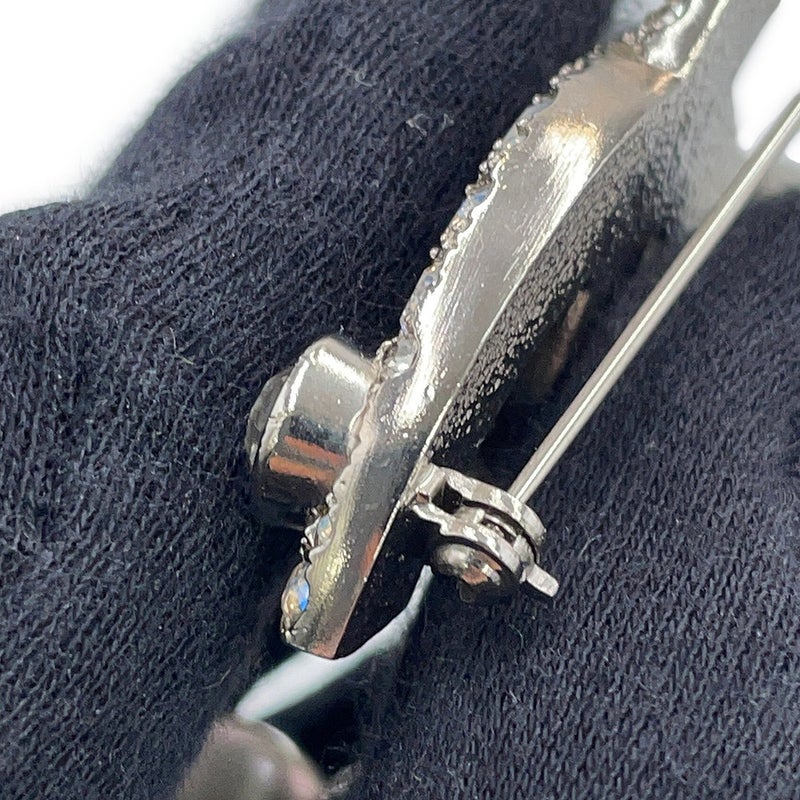 シャネル ブローチ ココマーク ラインストーン フェイクパール メタル B17K A96841 CHANEL アクセサリー