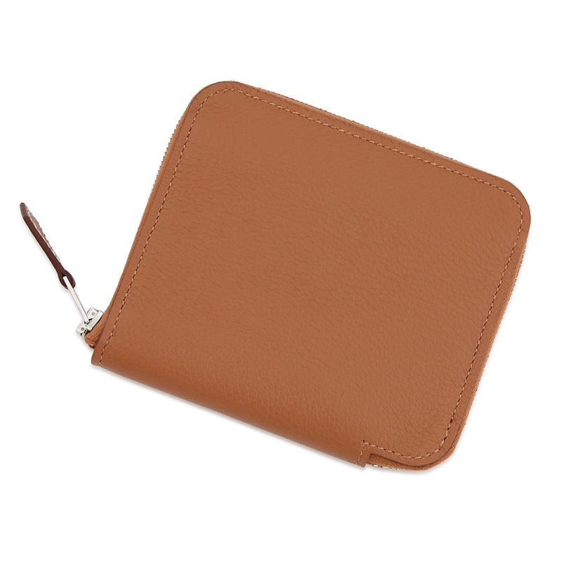 エルメス コインケース アザップコンパクト シルクイン ゴールド/シルバー金具 エバーカラー K刻印 HERMES