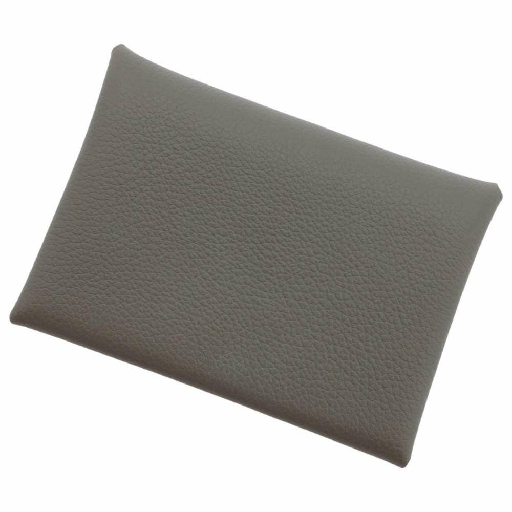 エルメス コインケース カルヴィ デュオ グリメイヤー/シルバー金具