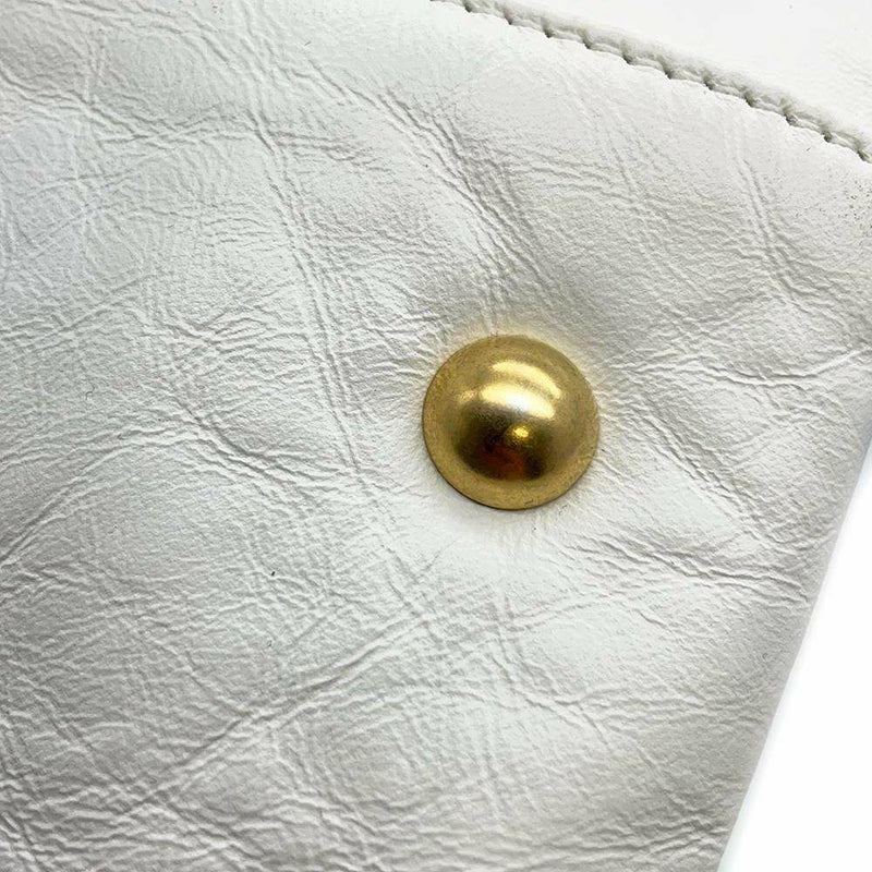 シャネル ハンドバッグ マトラッセ ココマーク エイジドカーフレザー AS3740 2wayショルダー 白