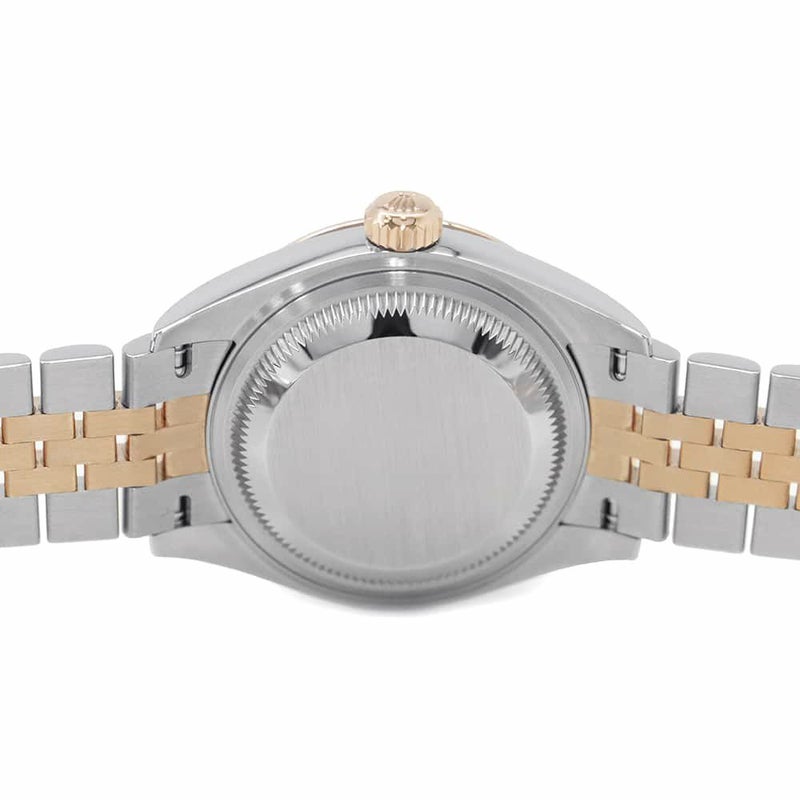 ロレックス レディ デイトジャスト SS/K18PG エバーローズゴールド 279171G オリーブグリーン文字盤 10PD