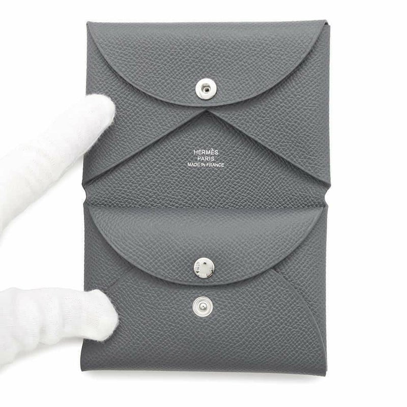 エルメス コインケース カルヴィ デュオ アルドワーズ/シルバー金具 エプソン W刻印