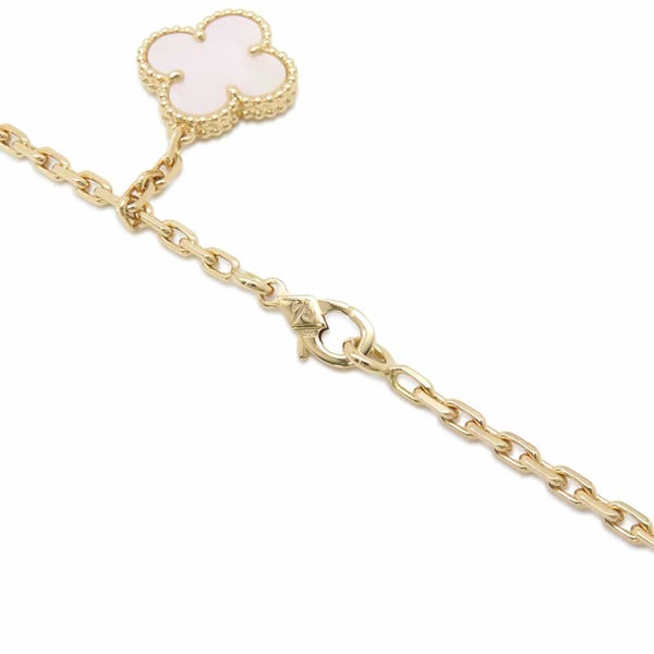 ヴァンクリーフ&アーペル ネックレス マジック アルハンブラ 6モチーフ オニキス マザーオブパール K18YGイエローゴールド VCARD79200