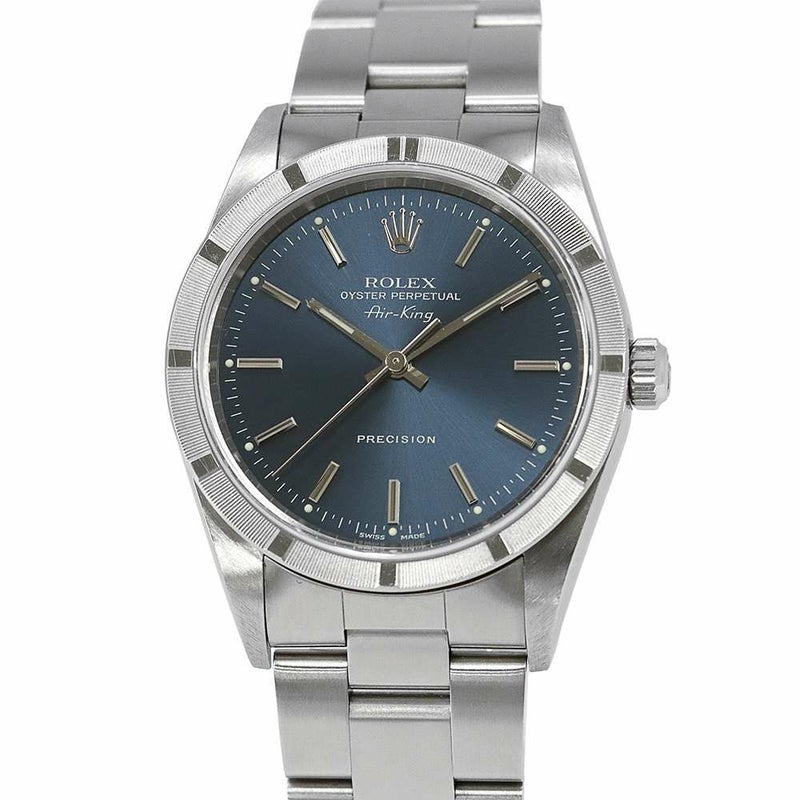 ロレックス エアキング A番 14010 ROLEX 腕時計 ブルー文字盤