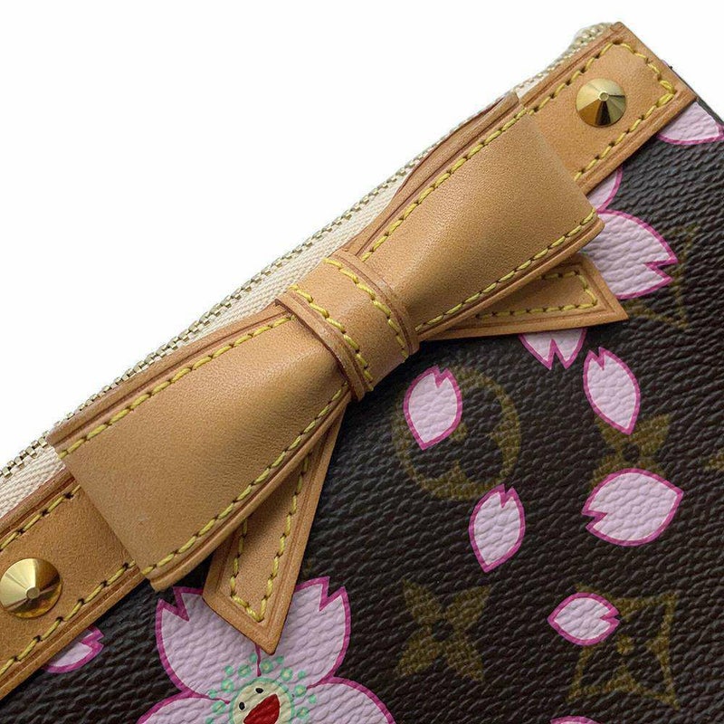 ルイヴィトン ハンドバッグ モノグラム チェリーブロッサム ポシェット・アクセソワール M92006  ポーチ 村上隆