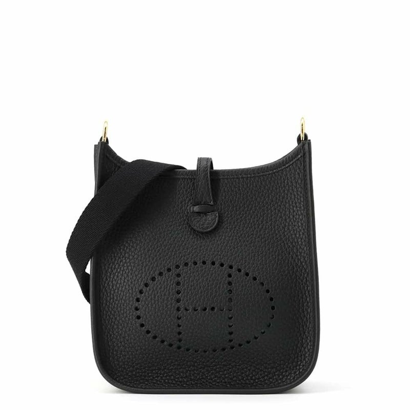 エルメス エブリンTPM アマゾン ブラック/ゴールド金具 トリヨンクレマンス K刻印 黒