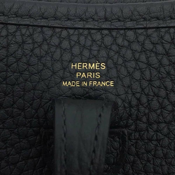 エルメス エブリンTPM アマゾン ブラック/ゴールド金具 トリヨンクレマンス K刻印 黒