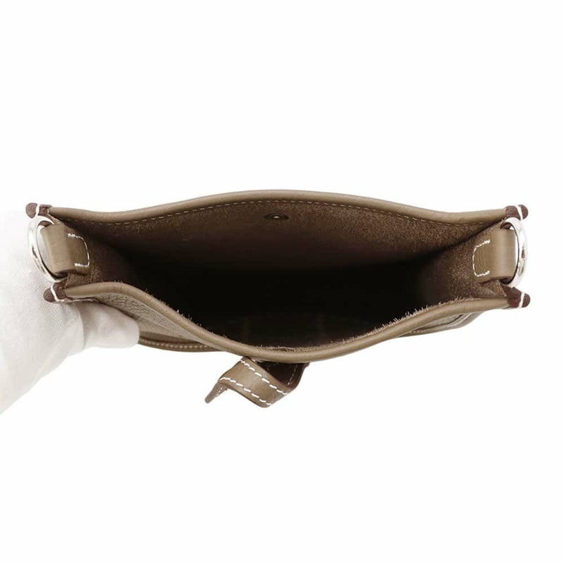 エルメス エブリンTPM アマゾン エトゥープ/ブルーインディゴ/シルバー金具 トリヨンクレマンス W刻印