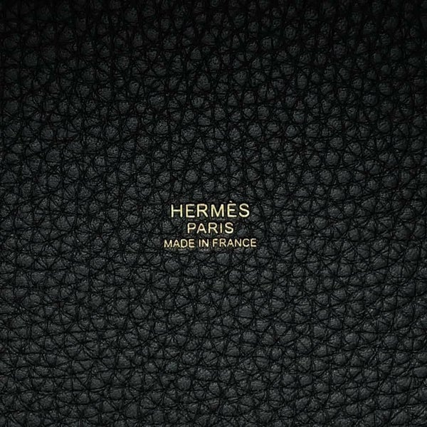 ルメス ハンドバッグ ピコタンロックPM ブラック/ゴールド金具 トリヨンクレマンス K刻印 黒