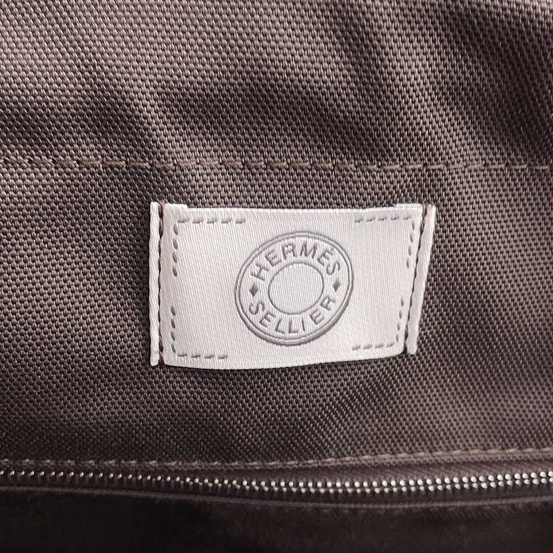 エルメス サックドパンサージュ グルーム SAC DE PANSAGE GROOM グリモワイヤン/ブラウン W刻印 2wayショルダーバッグ