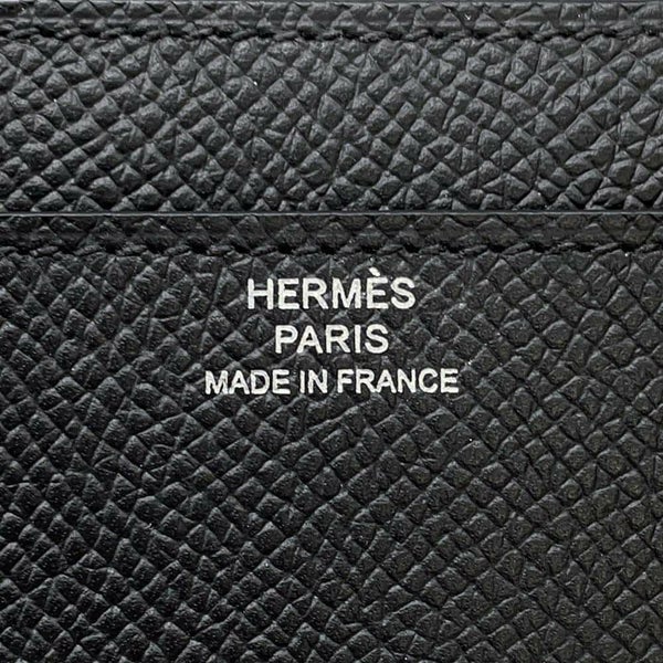 エルメス 長財布 コンスタンス トゥーゴー ロング ブラック/シルバー金具 エプソン W刻印 HERMES 黒