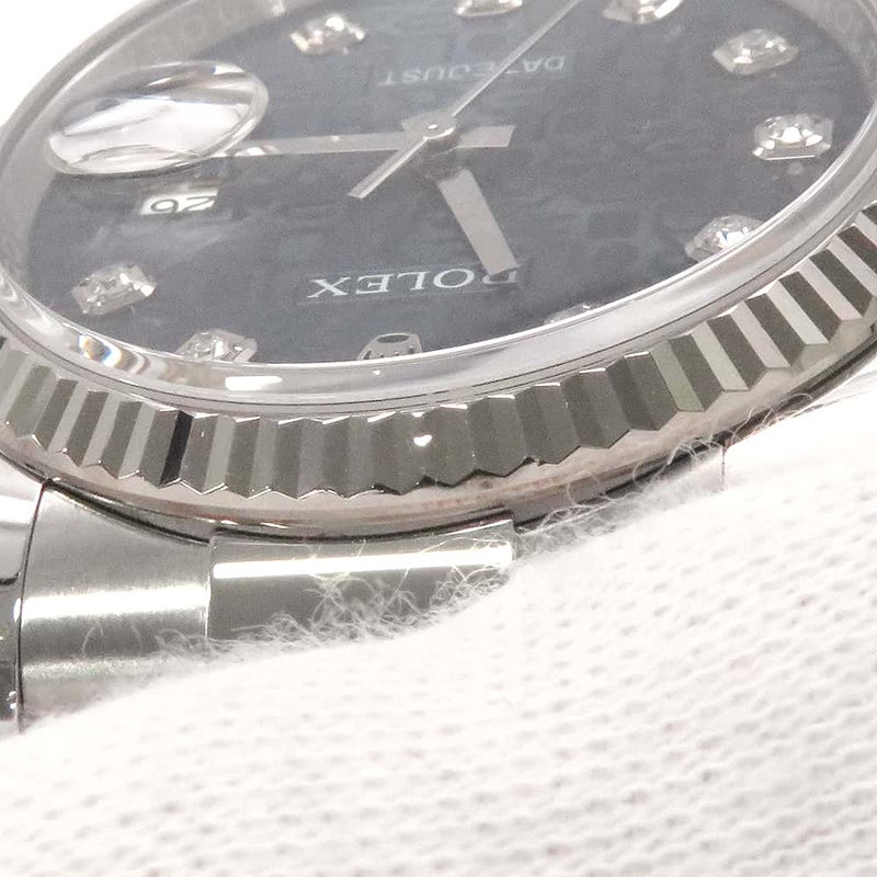 ロレックス デイトジャスト36 SS/K18 10Pダイヤ 116234G ROLEX ブルーホリコン文字盤 コンピューター
