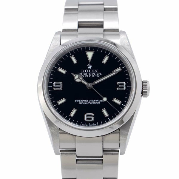 ロレックス エクスプローラー1 K番 114270 ROLEX 腕時計 黒文字盤