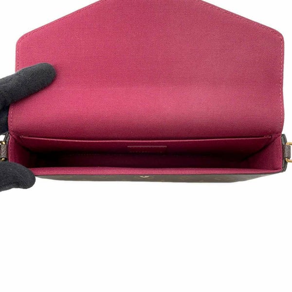 ルイヴィトン チェーンウォレット モノグラム ポシェット・フェリシー M81896 LOUIS VUITTON