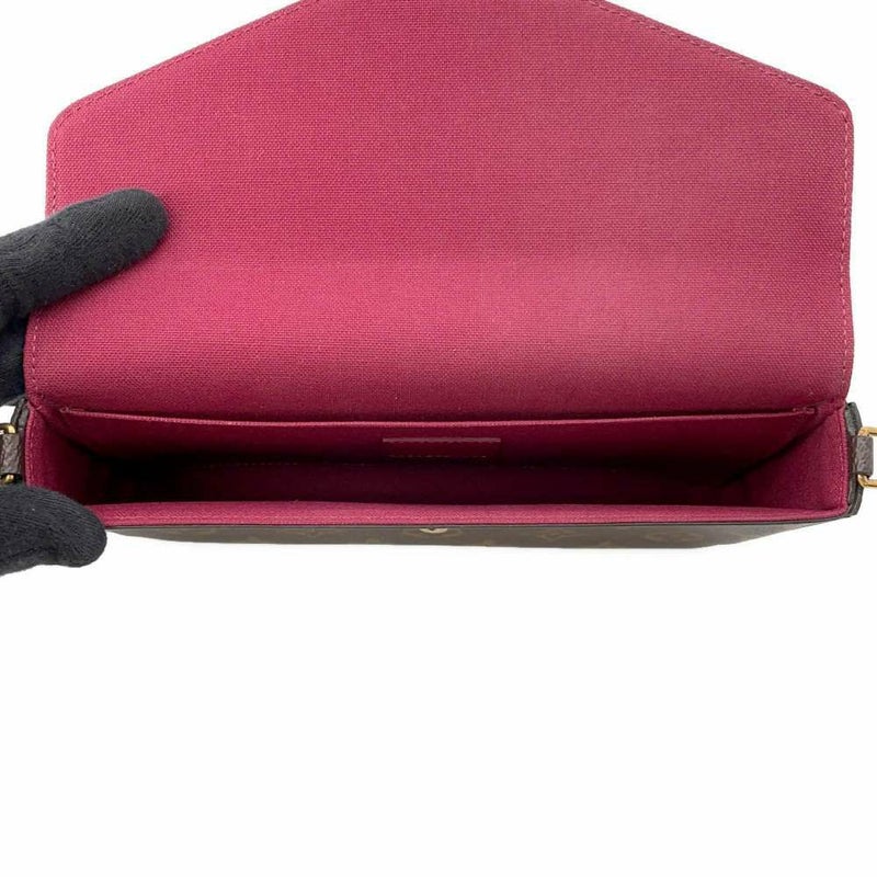 ルイヴィトン チェーンウォレット モノグラム ポシェット・フェリシー M81896 LOUIS VUITTON