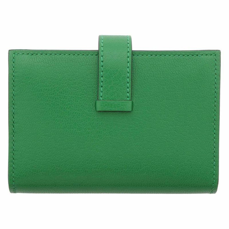 エルメス カードケース ベアン バンブー/シルバー金具 シェブルシャムキラ B刻印 HERMES 財布