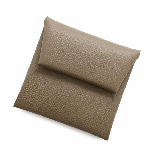 エルメス コインケース バスティア エトゥープ エプソン W刻印 HERMES 財布