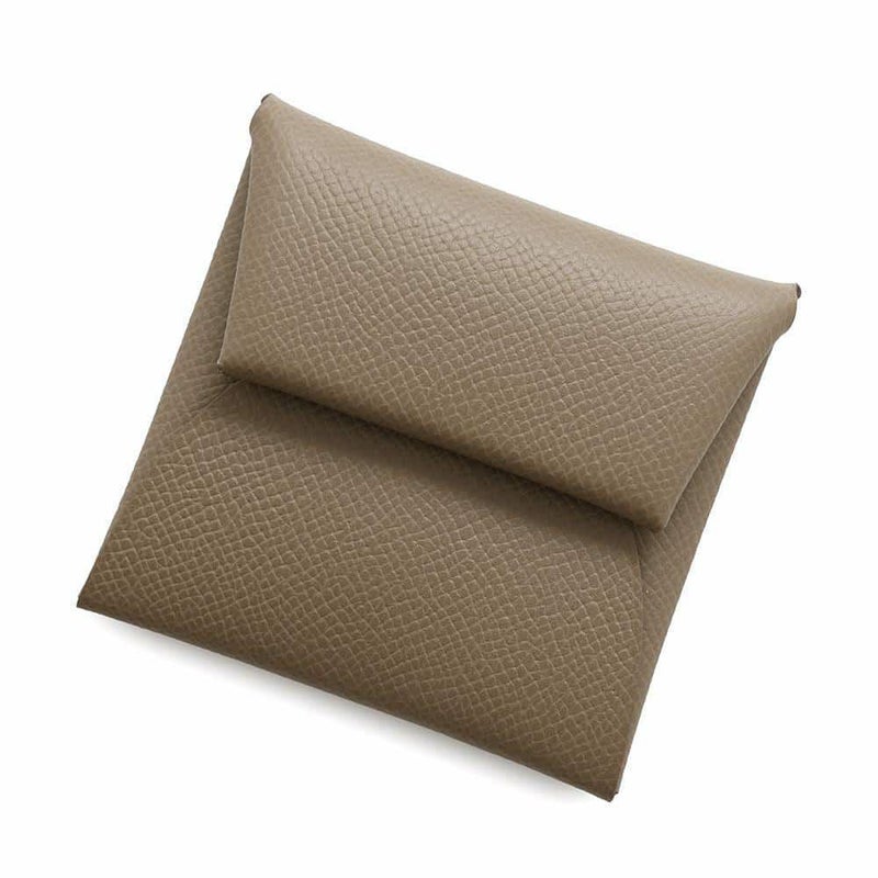 エルメス コインケース バスティア エトゥープ エプソン W刻印 HERMES 財布