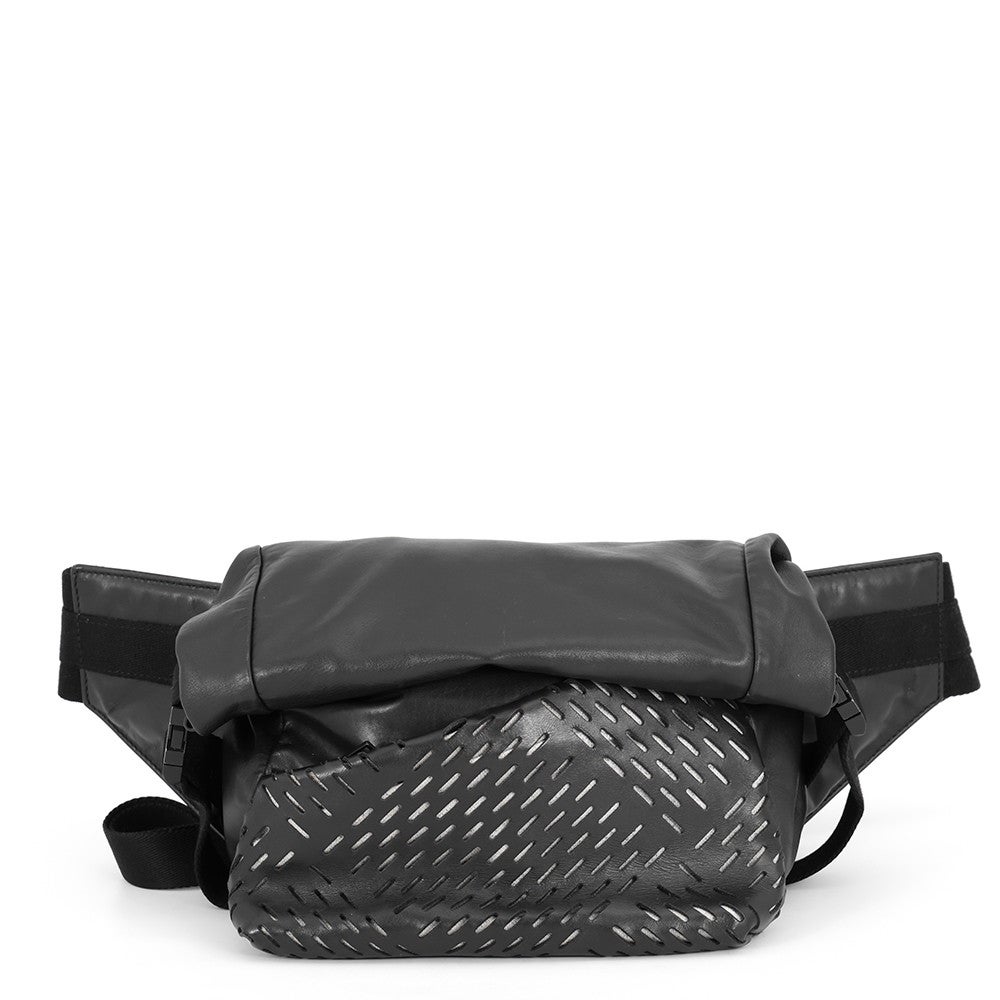 BOTTEGA VENETA 編み込みレザーバッグ bottega veneta】レザーバッグ