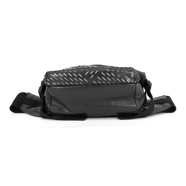 ボッテガヴェネタ ボディバッグ パンチング レザー BOTTEGA VENETA 黒
