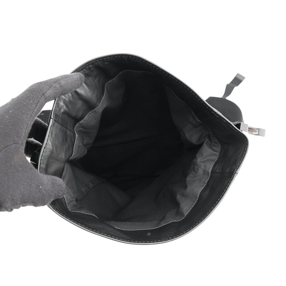 ボッテガヴェネタ ボディバッグ パンチング レザー BOTTEGA VENETA 黒