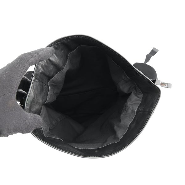 ボッテガヴェネタ ボディバッグ パンチング レザー BOTTEGA VENETA 黒