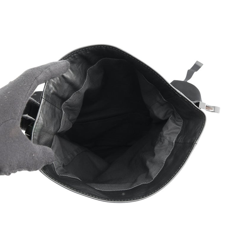ボッテガヴェネタ ボディバッグ パンチング レザー BOTTEGA VENETA 黒
