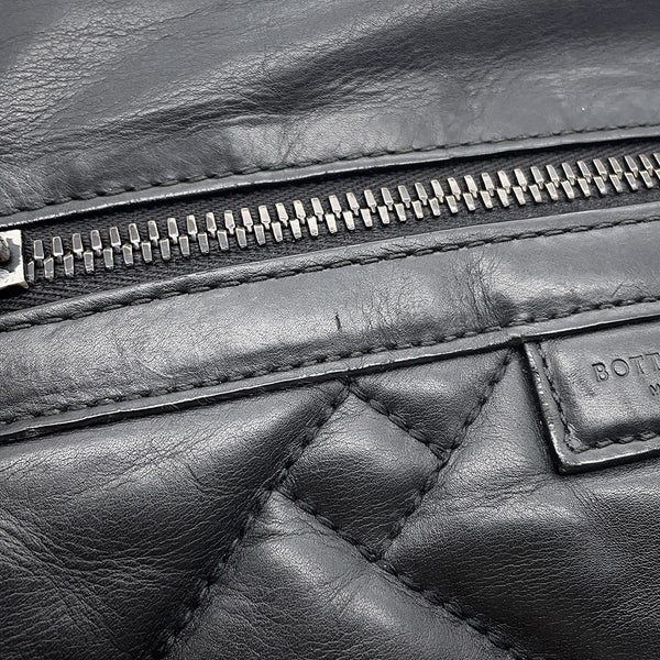 ボッテガヴェネタ ボディバッグ パンチング レザー BOTTEGA VENETA 黒