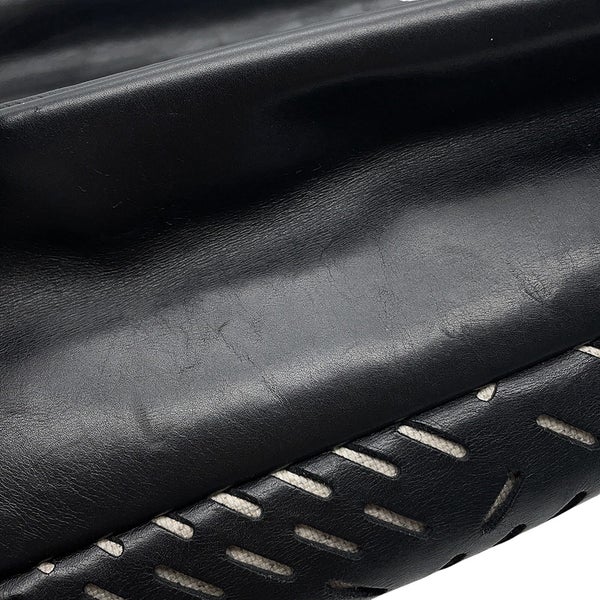 ボッテガヴェネタ ボディバッグ パンチング レザー BOTTEGA VENETA 黒