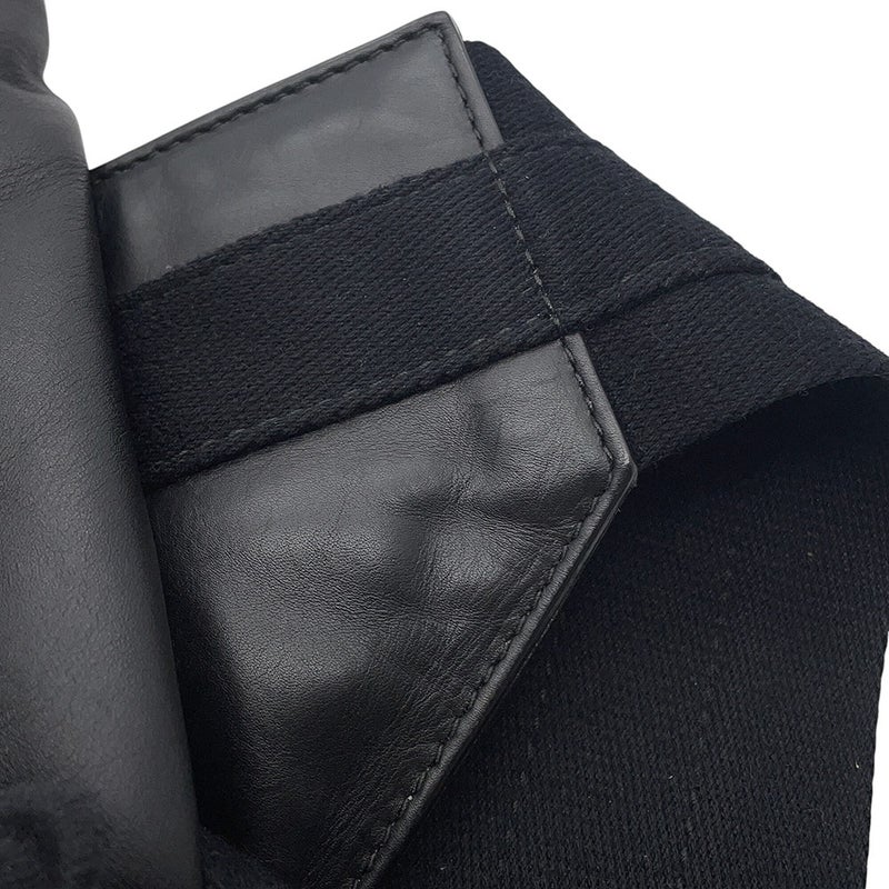 ボッテガヴェネタ ボディバッグ パンチング レザー BOTTEGA VENETA 黒