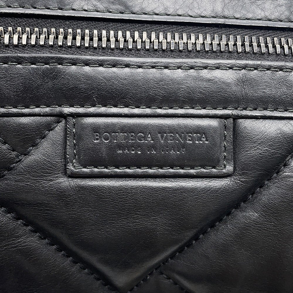 ボッテガヴェネタ ボディバッグ パンチング レザー BOTTEGA VENETA 黒